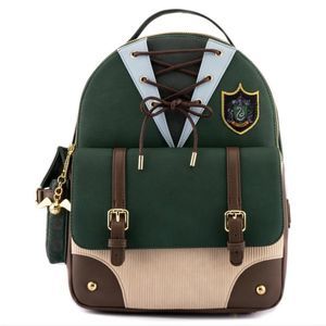 NWT LOUNGEFLY SLYTHERIN QUIDDITCH BACKPACK - HARRY POTTER